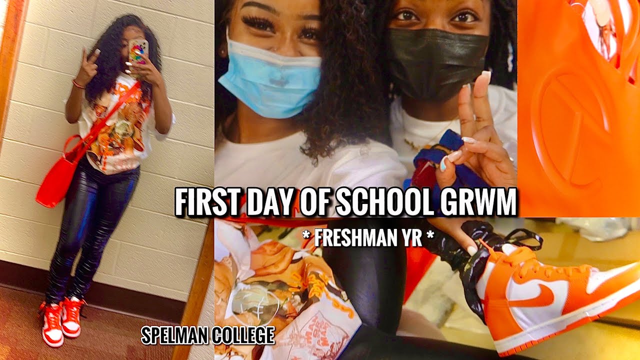 GRWM FOR THE FIRST DAY OF SCHOOL + VLOG | spelman college