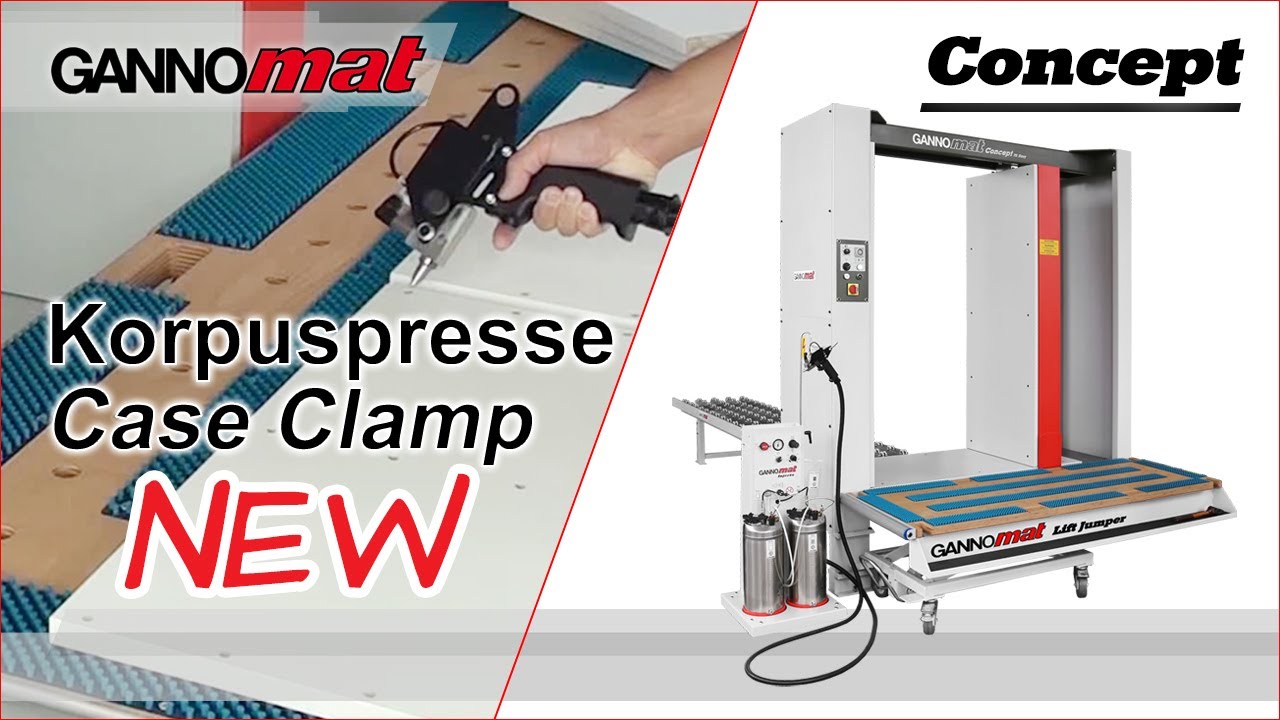 GANNOMAT Concept Easy / Case Clamp with Handling System [Korpuspressen] [Cadreuses volumétriques]