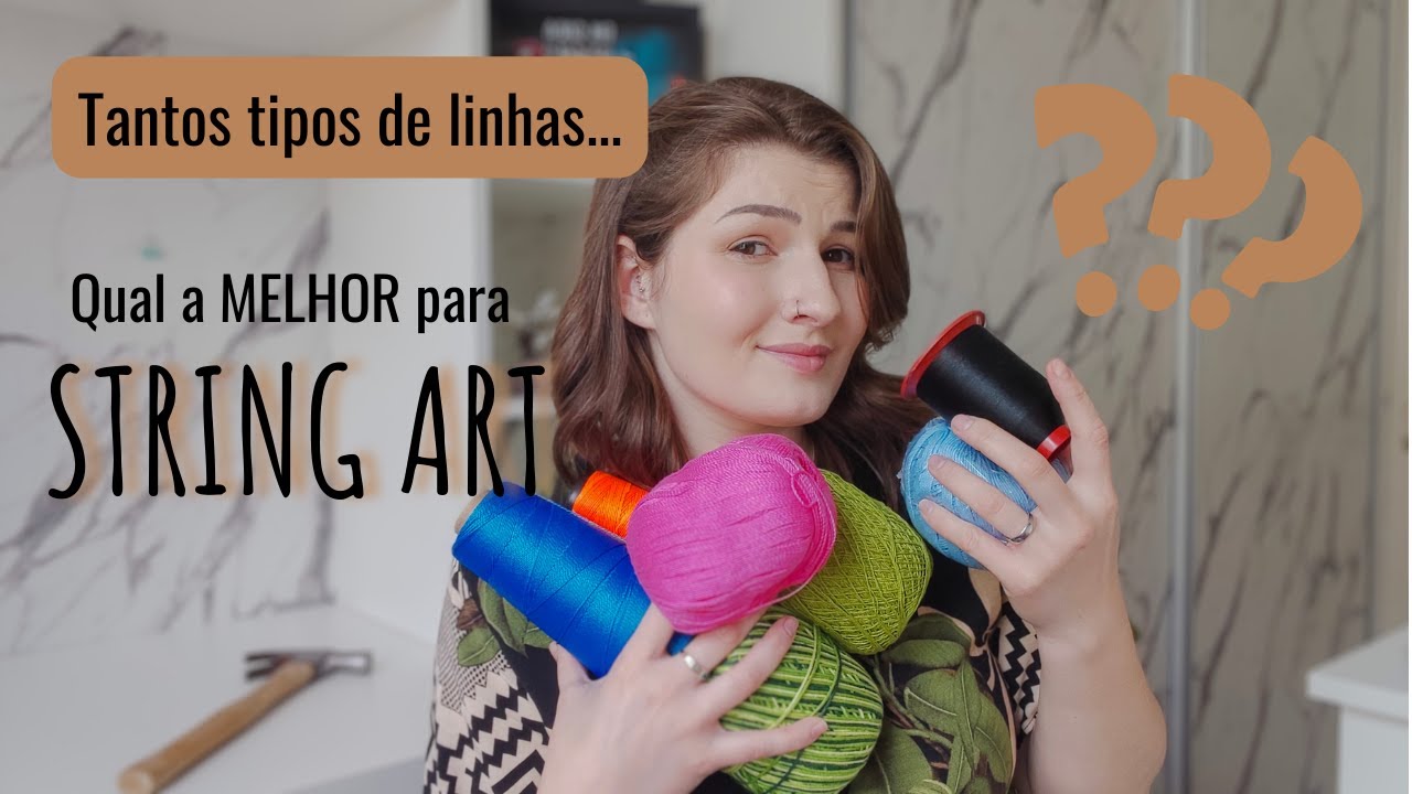 Escolha as melhores linhas para cada tipo de String Art | Aprenda a fazer quadros de pregos e linhas