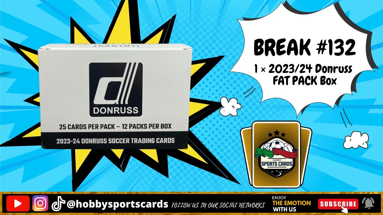 2023/24 Panini Donruss Soccer Value pack Box