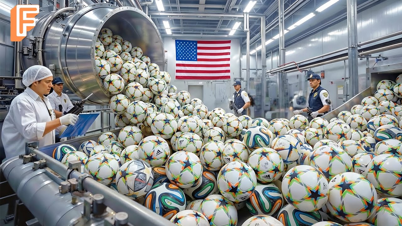 How Soccer Balls Are Made Inside Massive Manufacturing Factory