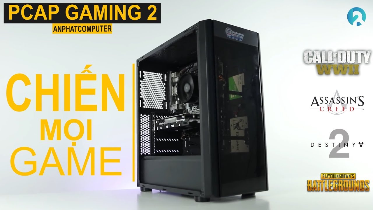 Cấu h&igrave;nh PUBG hơn 10 triệu -  PCAP GAMING 2  | Review Dạo & An Phat PC