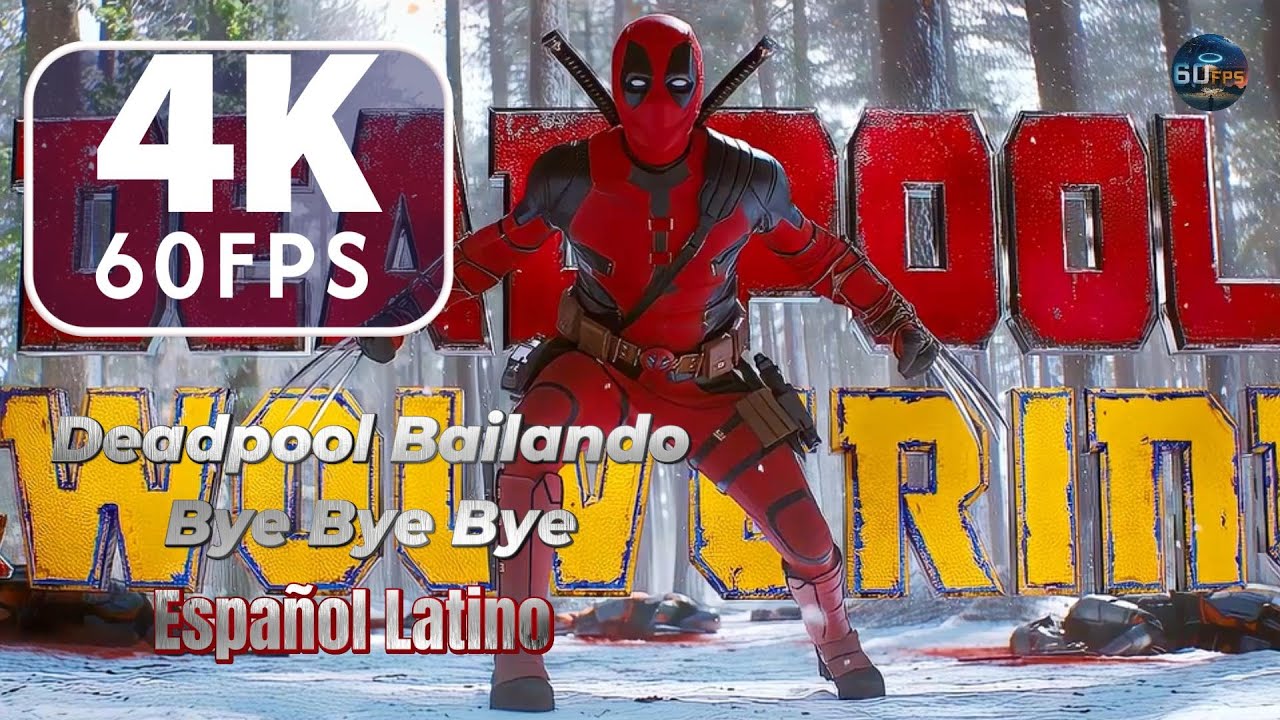 Deadpool Bailando Bye Bye Bye  Dance | 4K 60FPS  | Latino