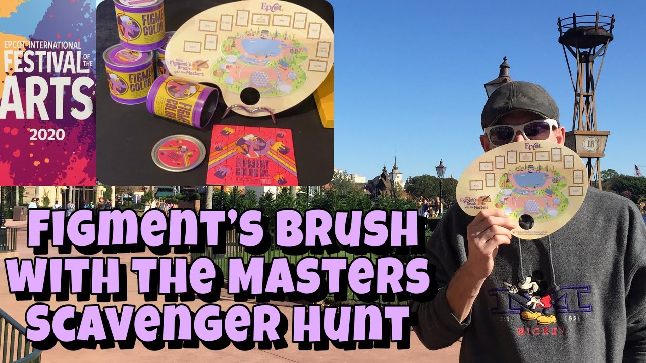 2020 Epcot Festival of the Arts Figment&rsquo;s Brush with the Masters Scavenger Hunt | Walt Disney World