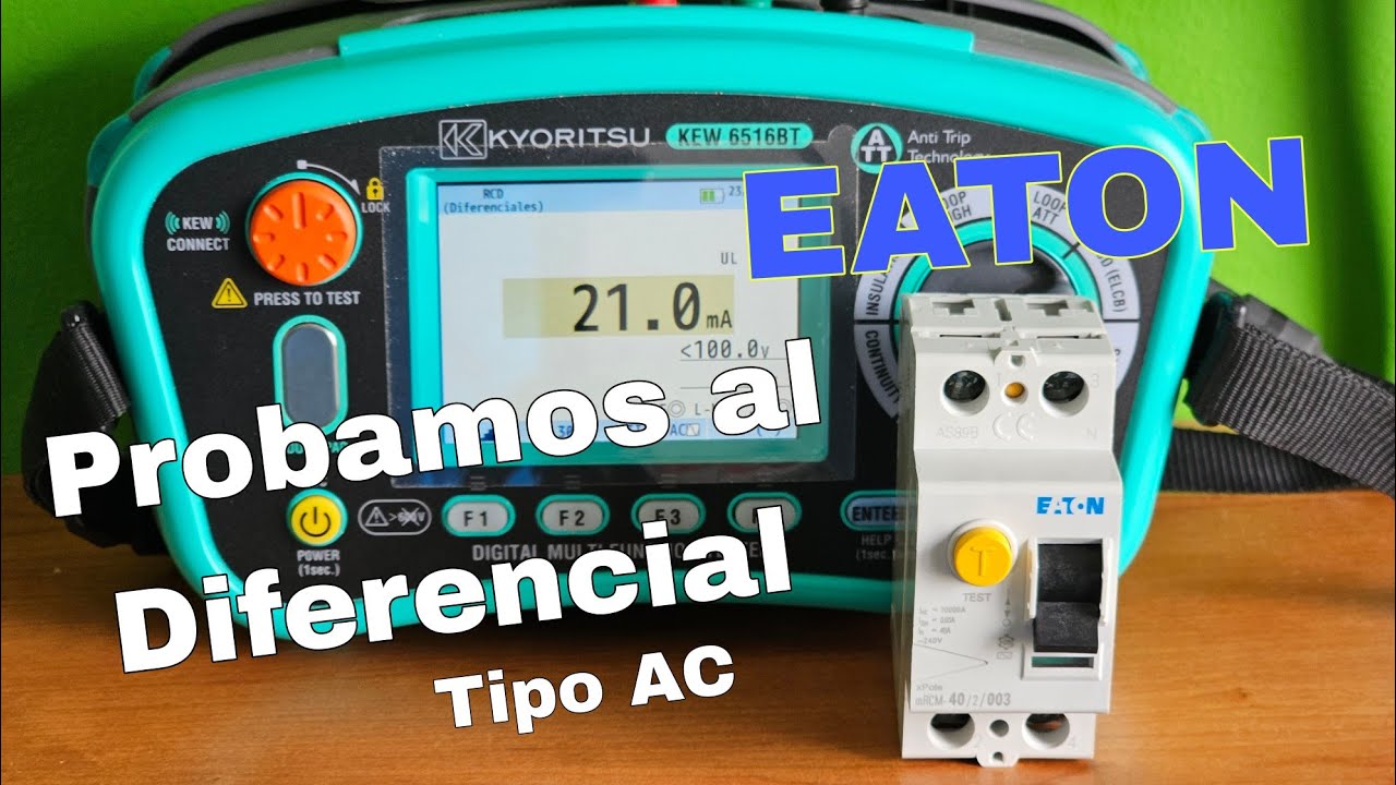 Probamos al Diferencial EATON #eaton #electricidad #electricistas