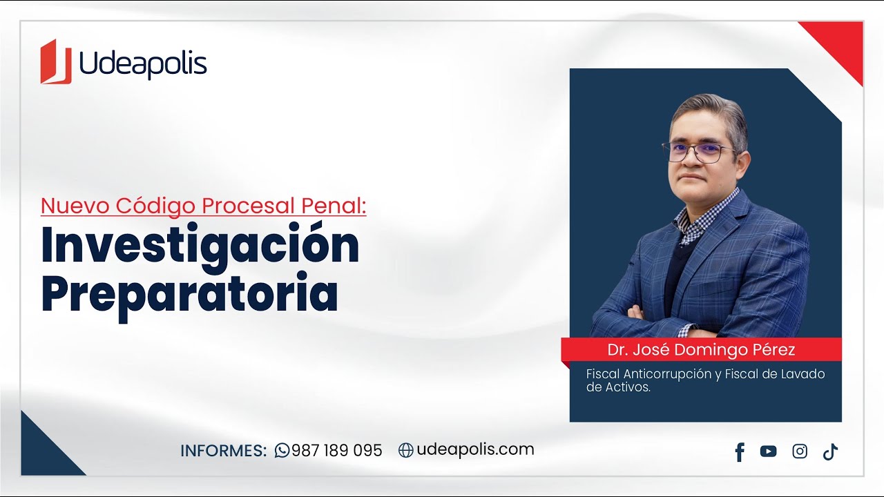 Investigación Preparatoria | José Domingo Pérez Gomez