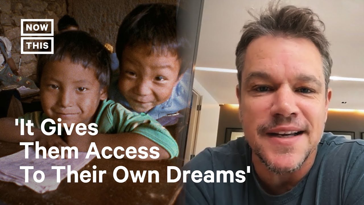 Matt Damon on Global Water and Climate Crisis