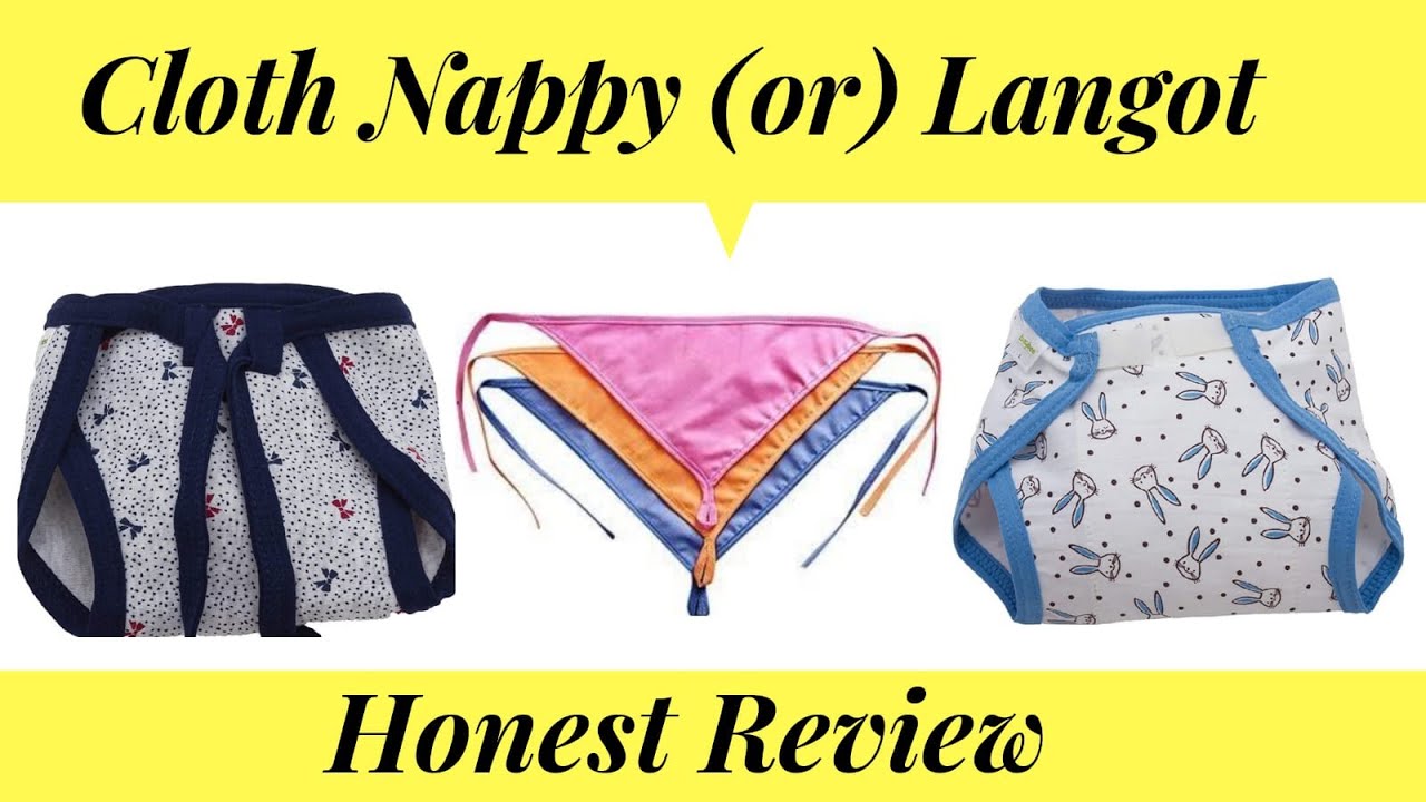 Best cloth nappies for babies : 0 - 12 Months (Langot for new born)