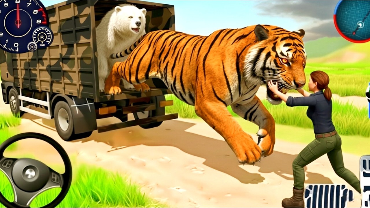 Animal Cargo Truck Driving Game 3D - Animal Transport cargo Truck 2024 - Android Gameplay