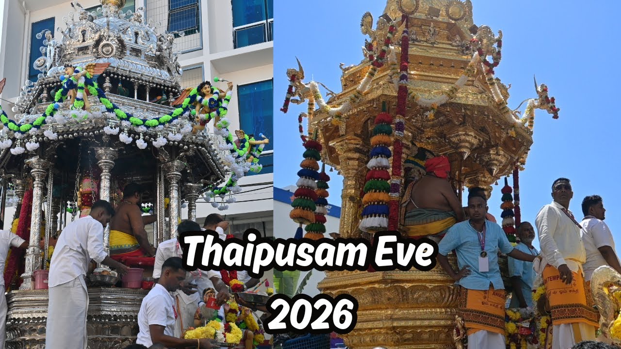 Penang Thaipusam Eve | Daytime Scenes & Energy