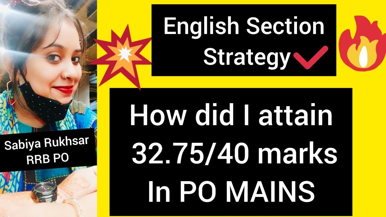 got 32.75/40 🔥🔥 || ENGLISH STRATEGY || for CLERK & PO EXAMS || SABIYA RUKHSAR RRB PO #SBI #IBPS #RRB