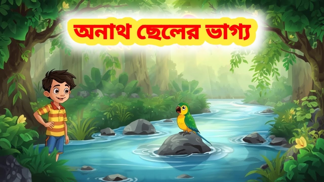 অনাথ ছেলের ভাগ্য। Bangla Story । Bangla Cartoon । Bangla Moral Story । 