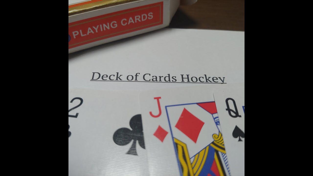 Deck of Cards (DoC) Hockey - Intro/How To/Play Thru