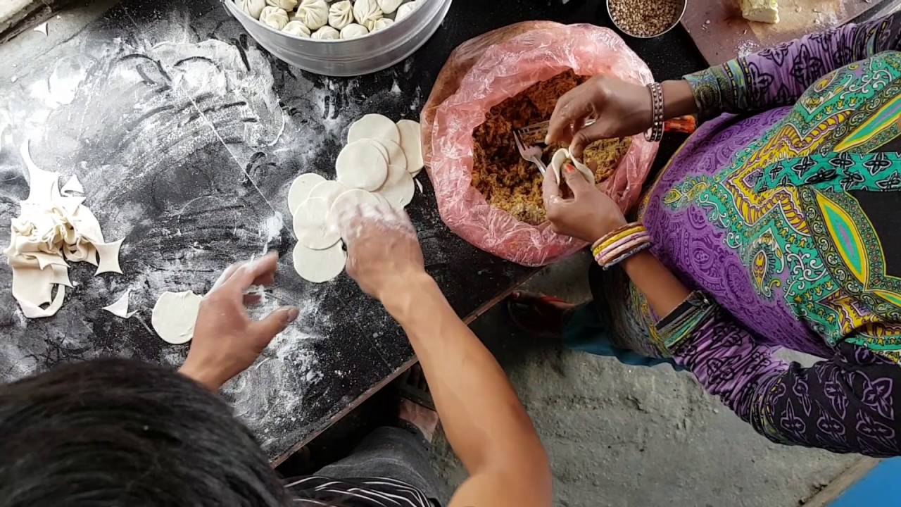 Momo Making in Dandabas, Nepal