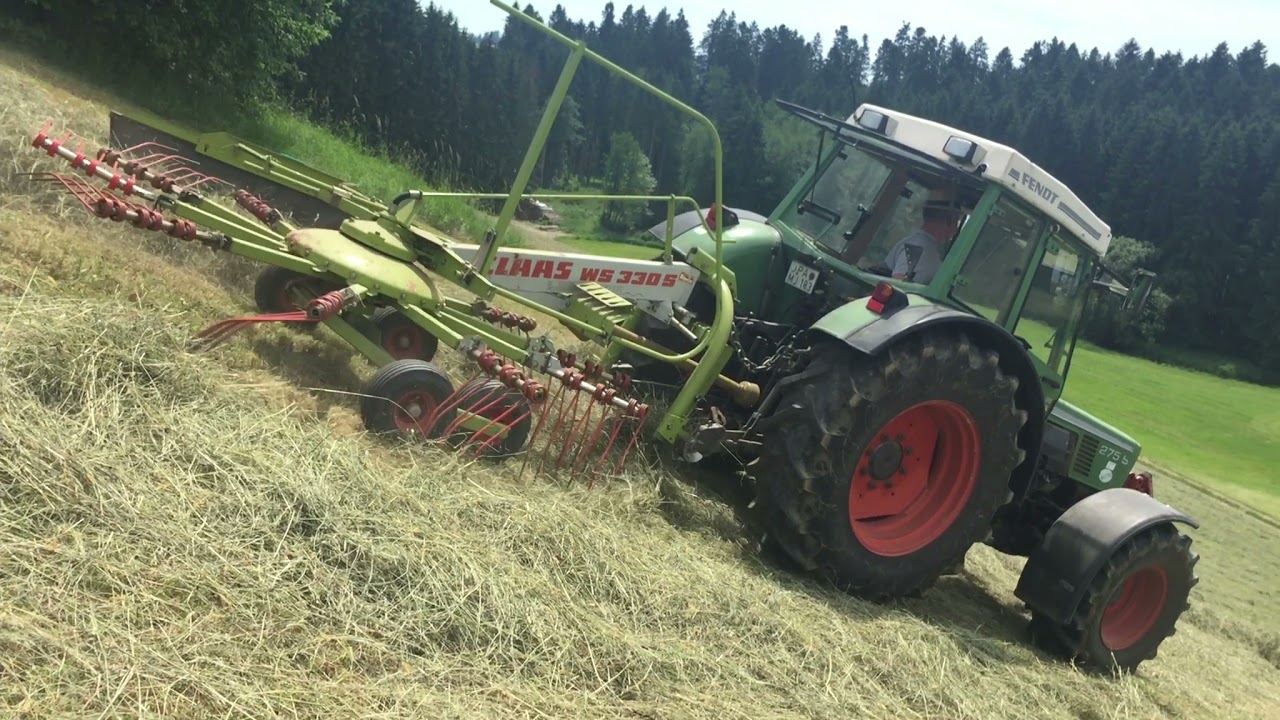 Hang schwadern mit Fendt 275S