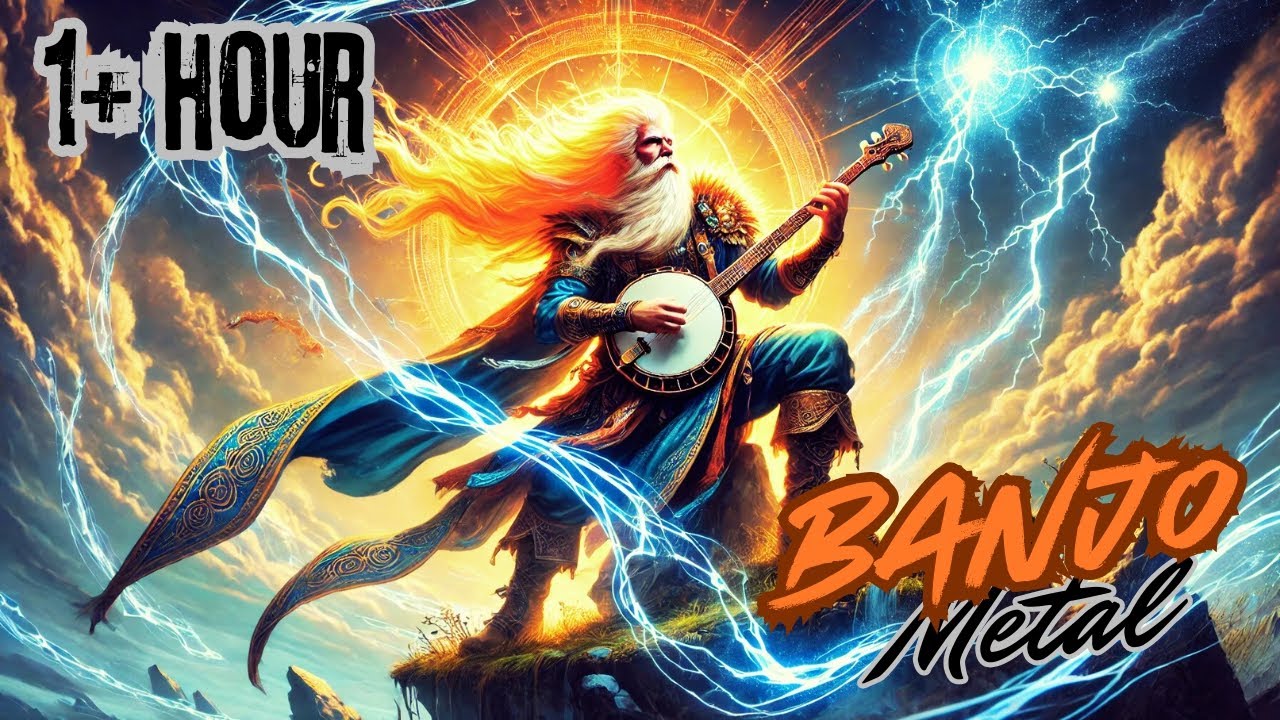 [Banjo Metal] God of Bard | 1 Hour of EPIC Power Metal Instrumental Banjo | Insane Tracks