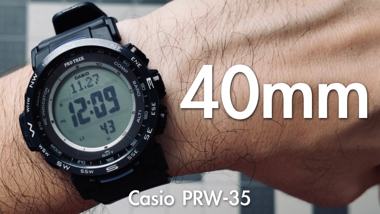 Casio's Best Pro Trek.  Period.  (Casio PRW-35 Review)