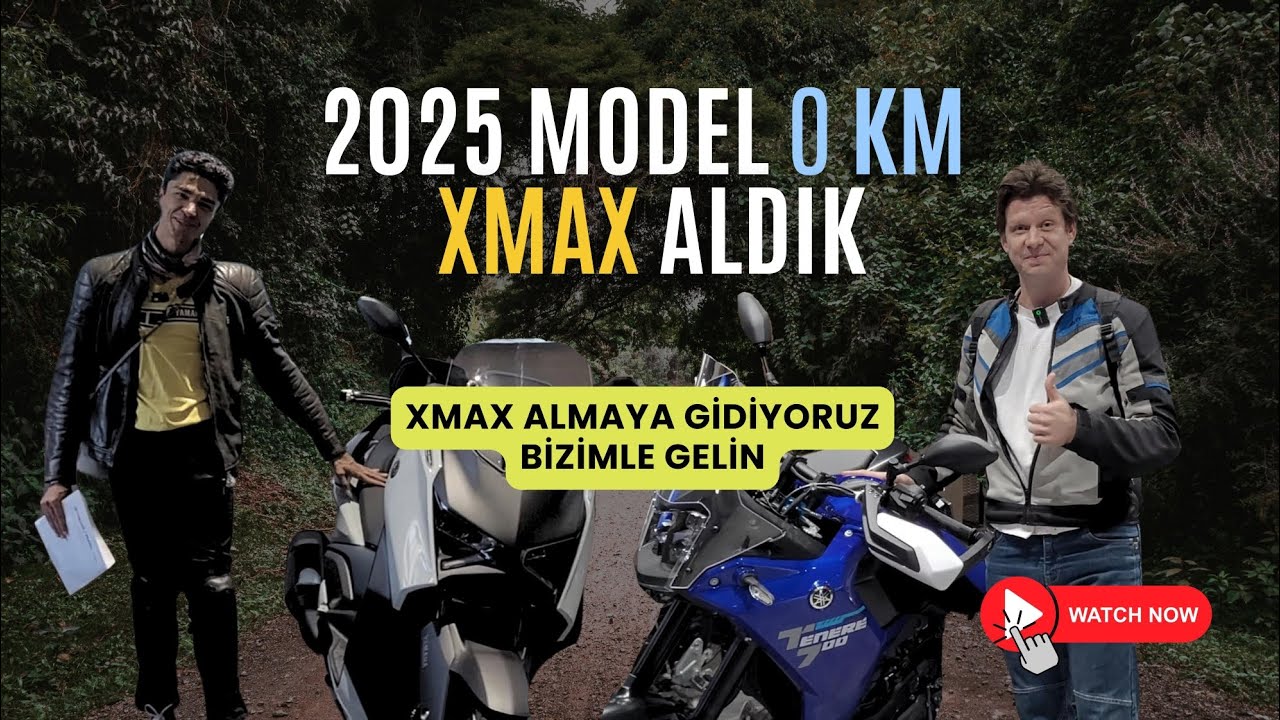 2025 MODEL O KM XMAX ALMAYA GİDİYORUZ .HAYDİ SİZ DE GELİN