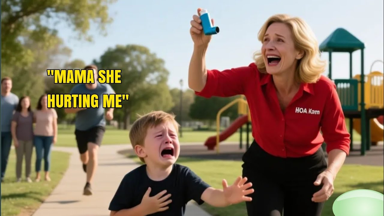 “HOA Karen Snatched My 5-Year-Old Son’s Inhaler at the Park — Then Refused to Give It Back!”