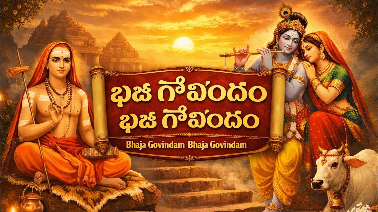 Bhaja Govindam in Telugu song– భజ గోవిందం భజ గోవిందం