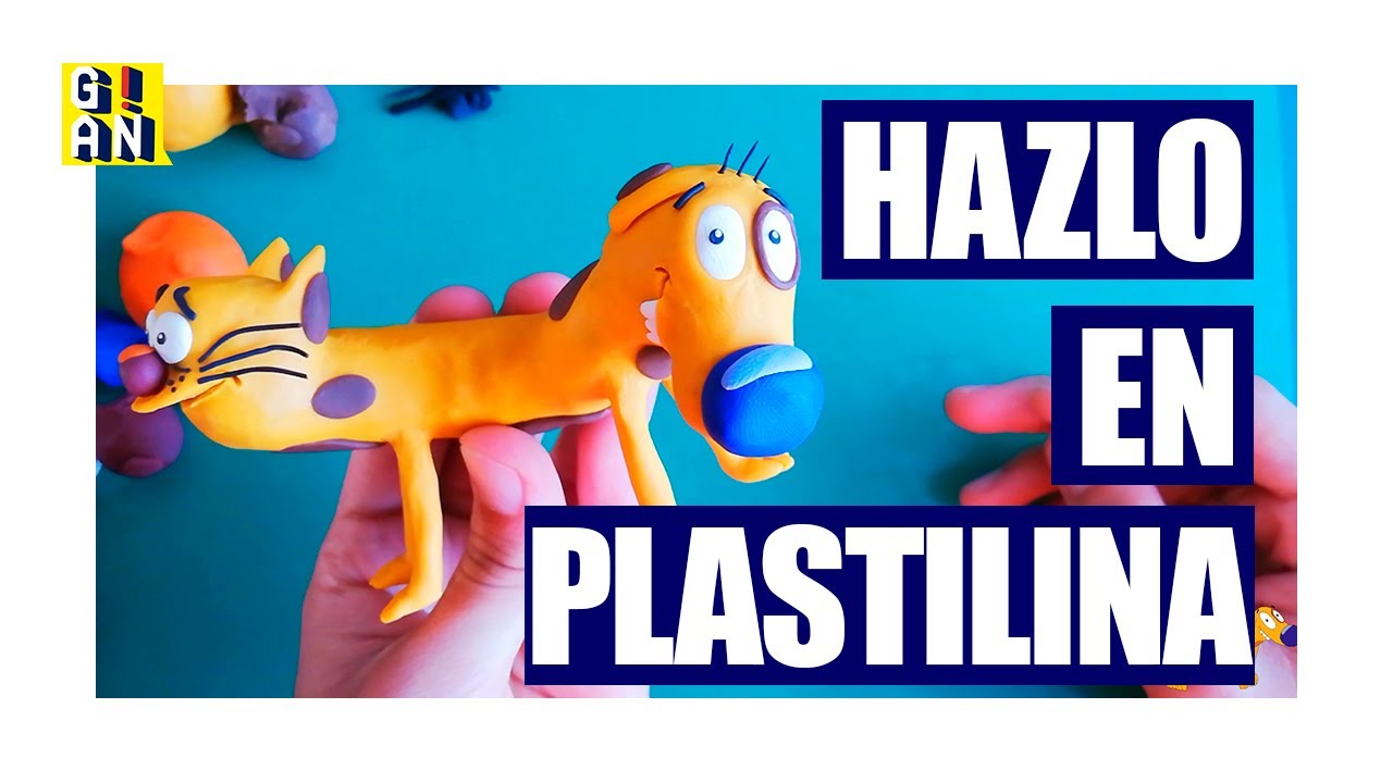 📍 ▶PLASTILINA/Como hacer CATDOG /HOW TO MAKE/PLASTICINE 90,s 😱😱✅