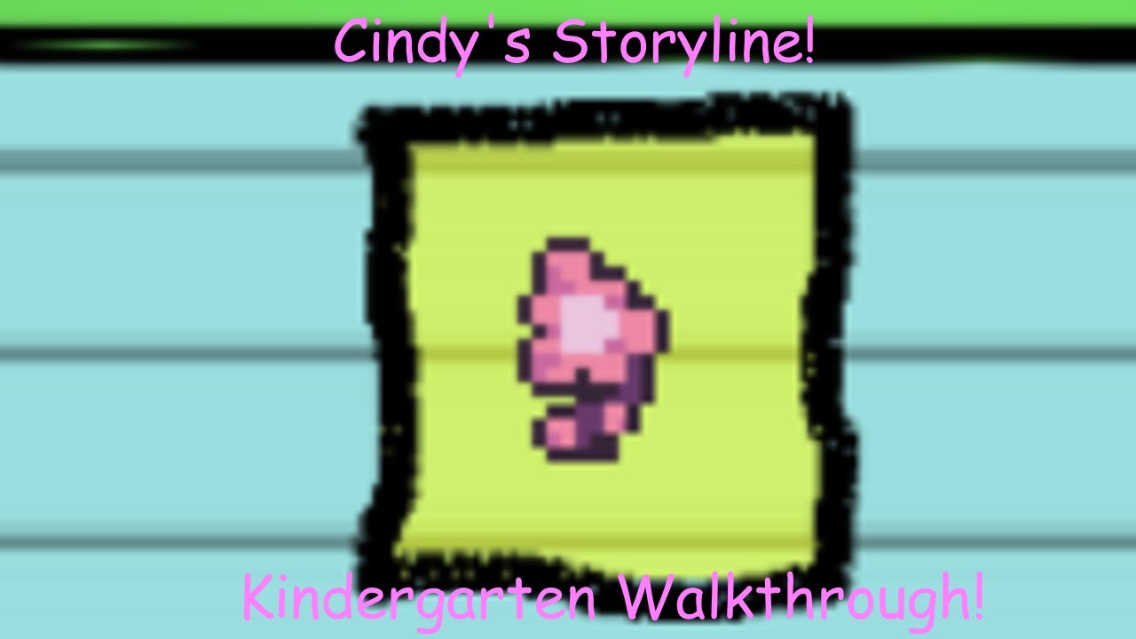 How To Unlock Cindy's Flower In Kindergarten! I Cindy Storyline I Kindergarten Walkthrough!