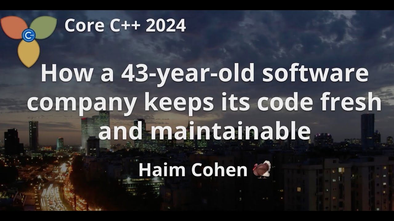 How a 42-year-old software company keeps its code fresh and maintainable :: Haim Cohen