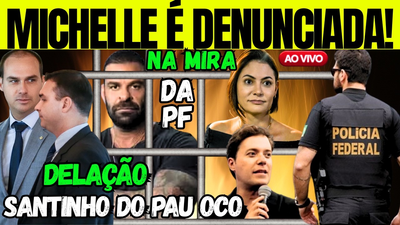 MICHELLE É DENUNCIADA E EDUARDO BOLSONARO É INTIMADO! 5 MILHÕES DO MASTER NA CONTA TEM QUE EXPLICAR!