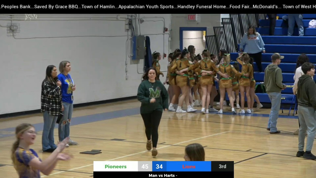 Girls Middle School Basketball Championship - Man vs Harts