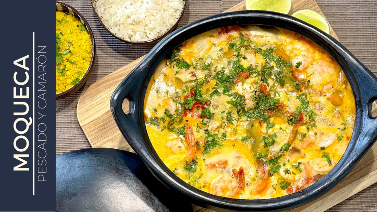 CAZUELA DE PESCADO Y CAMARON 🐟 🦐 MOQUECA 🇧🇷