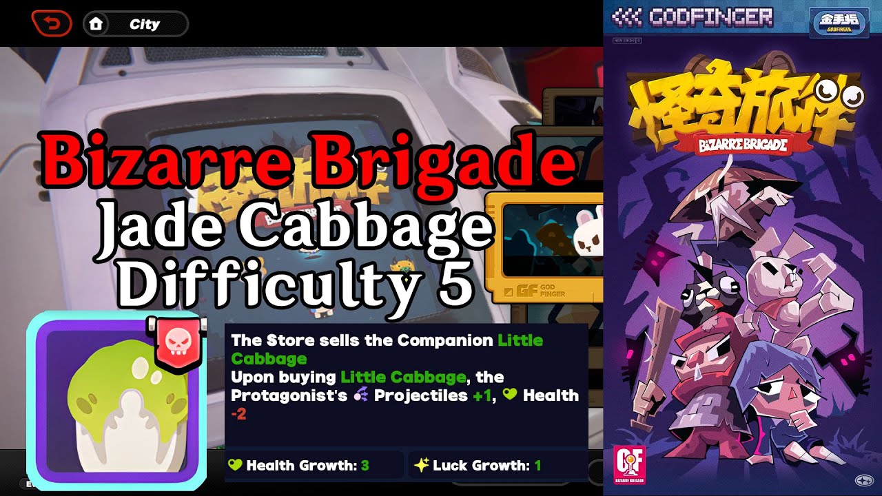 Bizarre Brigade Jade Cabbage Gameplay | Difficulty 5 | Zenless Zone Zero | Godfinger Arcade