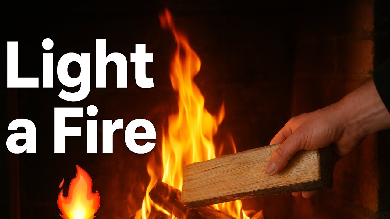 🔥 How to Light a Fireplace | Easy Step by Step Tutorial