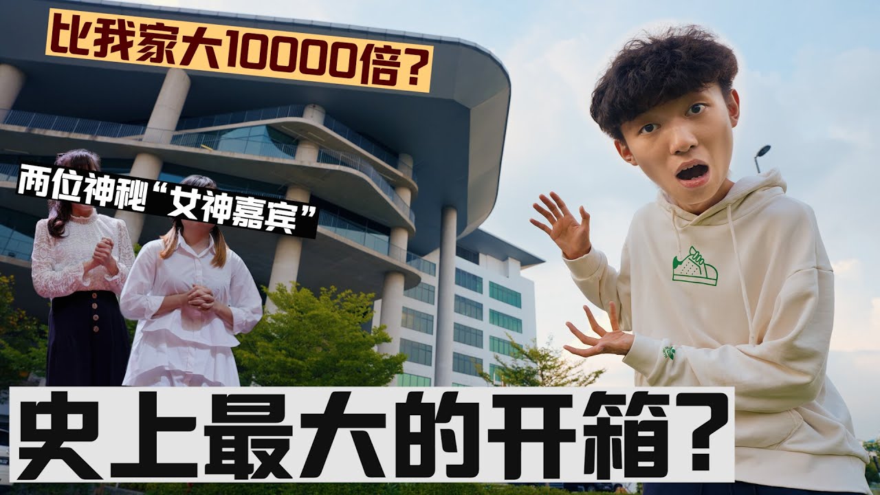 超巨大！比我家大10000倍？我究竟开箱了什么... (ft.两位神秘“女神”嘉宾) 【ENG SUB】
