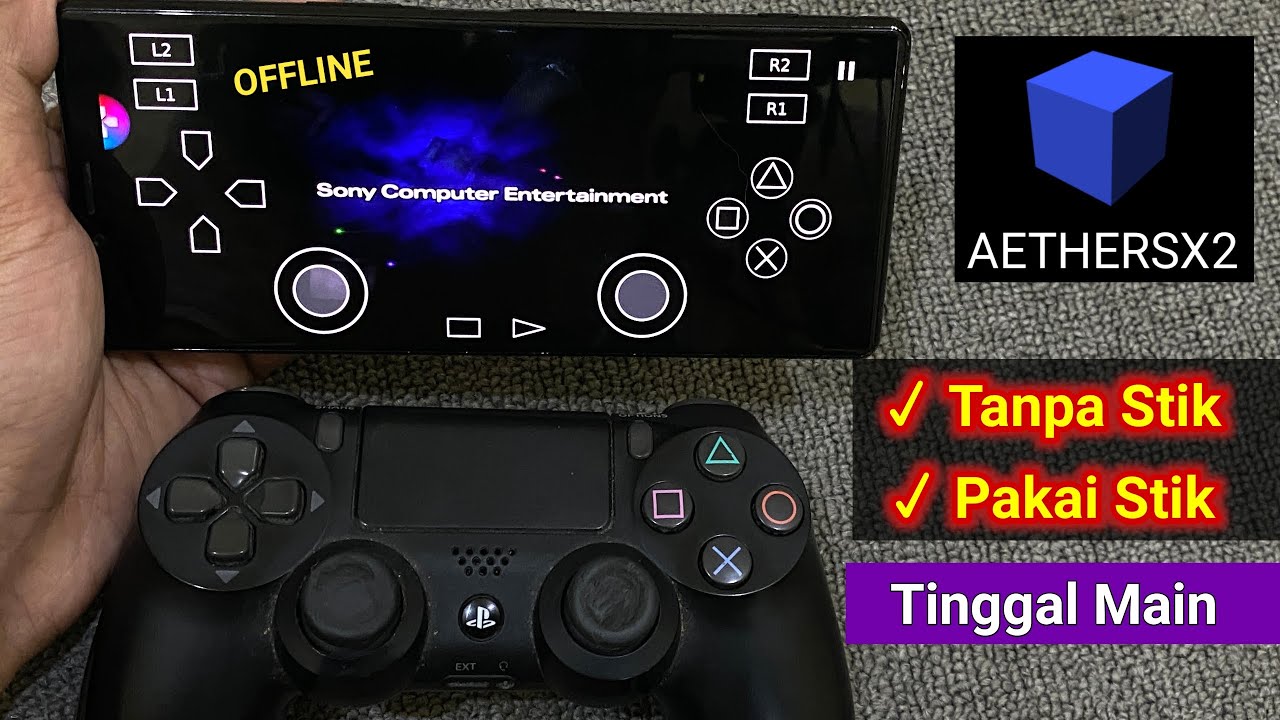 Cara Main Game PS2 di Android AetherSX2 dari Awal sampai Main