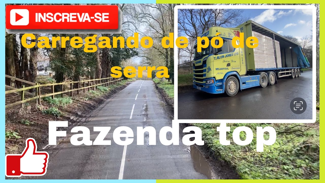Carregando pó de serra na fazenda da Inglaterra 🏴󠁧󠁢󠁥󠁮󠁧󠁿