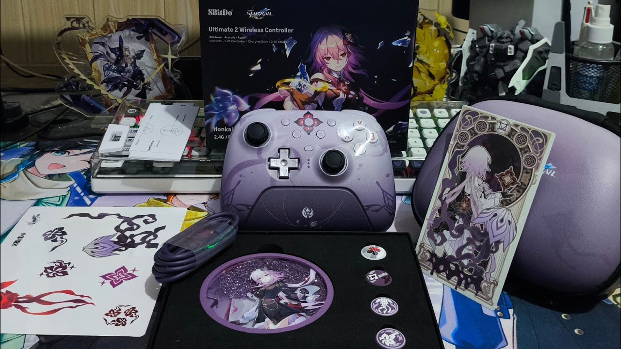 Unboxing Controller 8bitDo Ultimate 2 Honkai Star Rail - Evernight Limited Edition