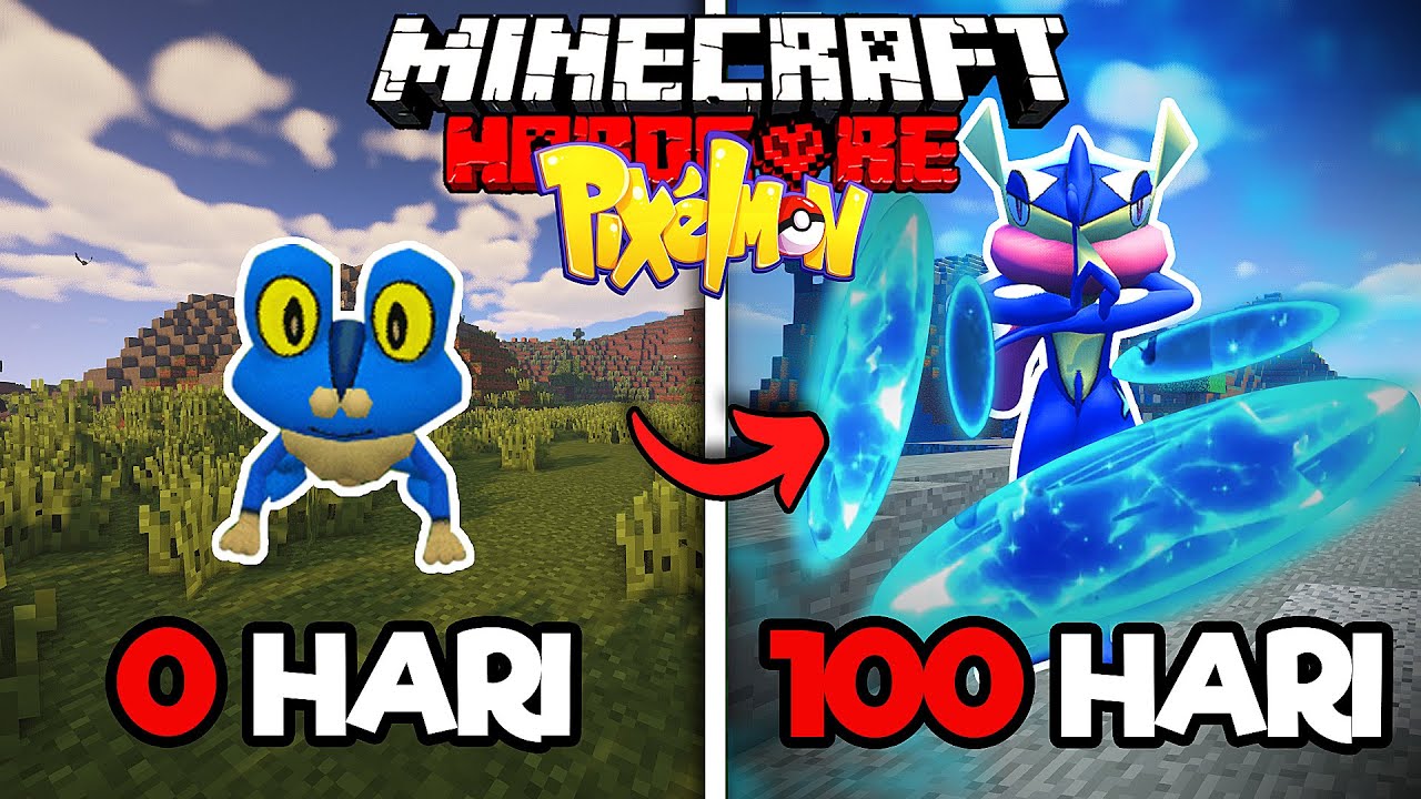 100 HARI MINECRAFT HARDCORE PIXELMON ❗❗❗