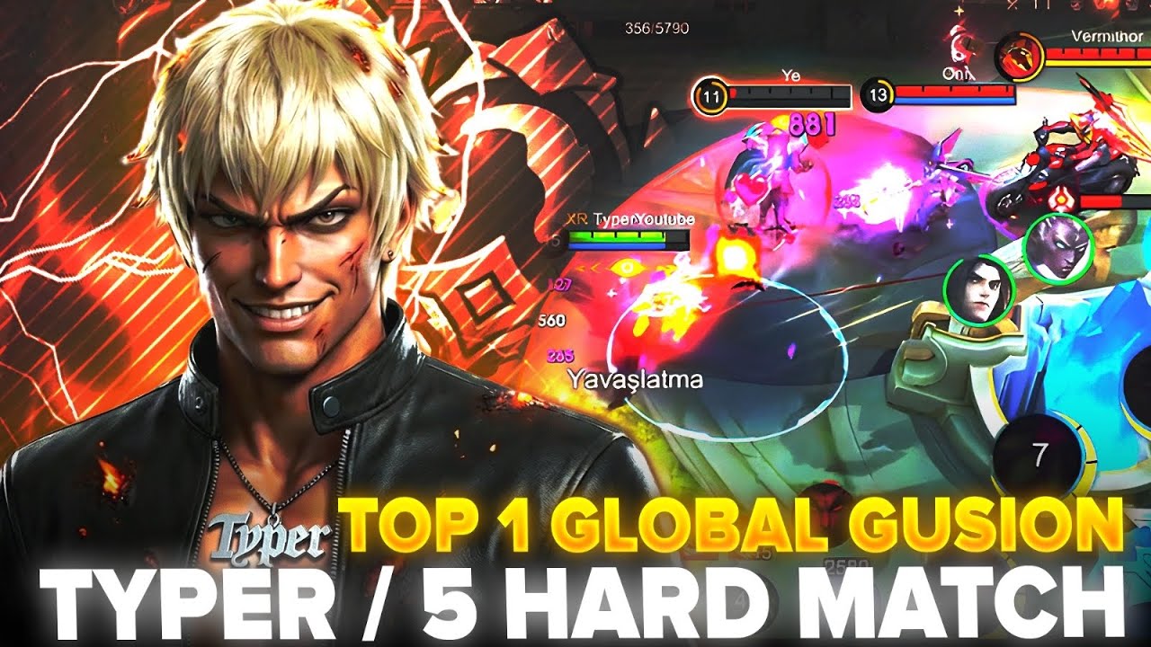 TOP 1 GLOBAL GUSION TYPER / 5 HARD MATCH