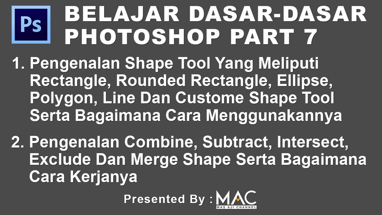 Tutorial photoshop pemula sampai mahir (Part 7)