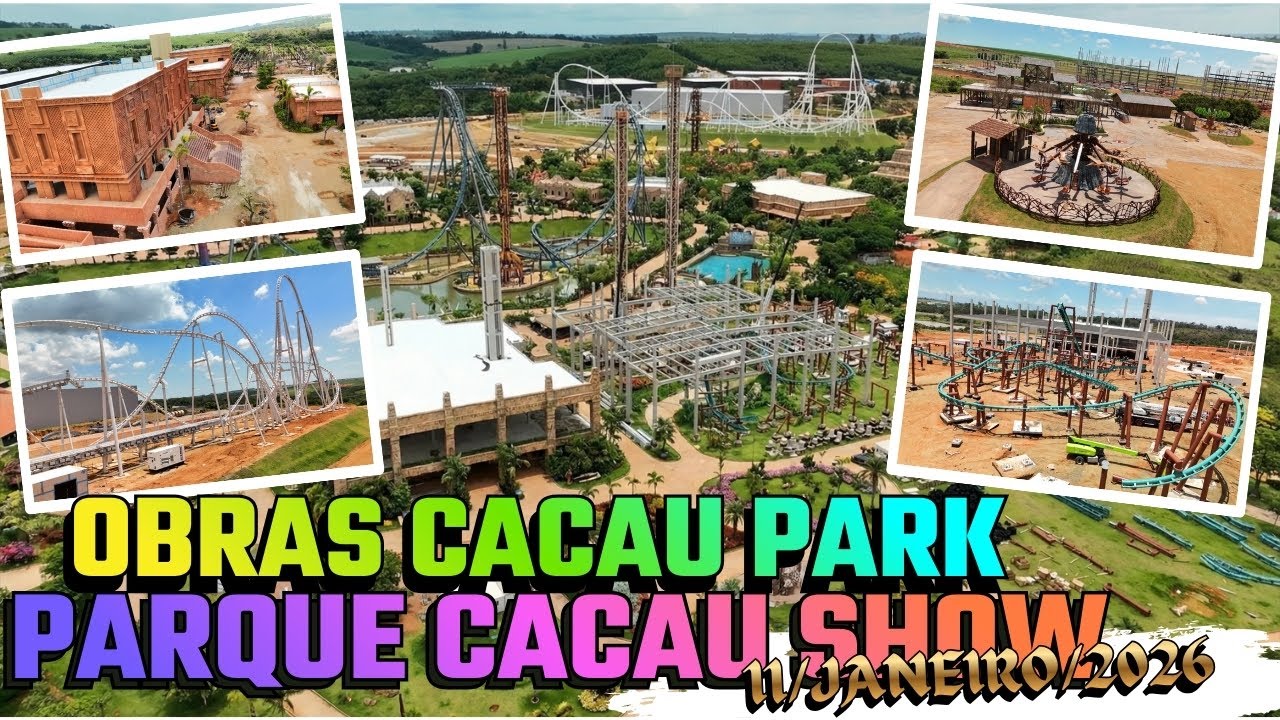 #56 O CACAU PARK vai ser GIGANTE! Confira os bastidores das obras de 2 BILHÕES.