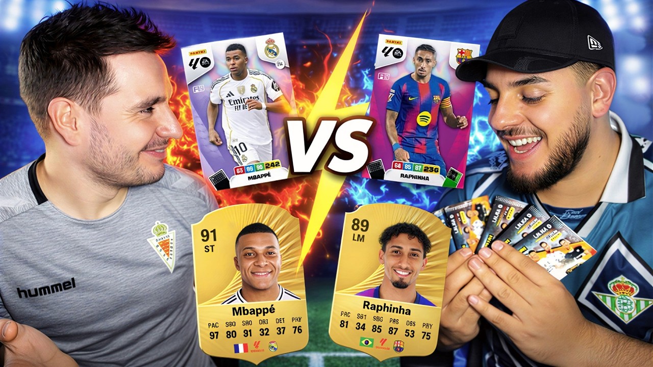 Construimos EQUIPOS con SOBRES ADRENALYN y los enfrentamos en el MODO CARRERA