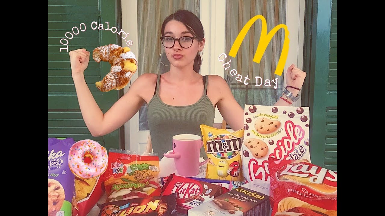 10000 CALORIE CHALLENGE | GIRL VS FOOD| #CHEATDAY | CE LA FARO'? | GA