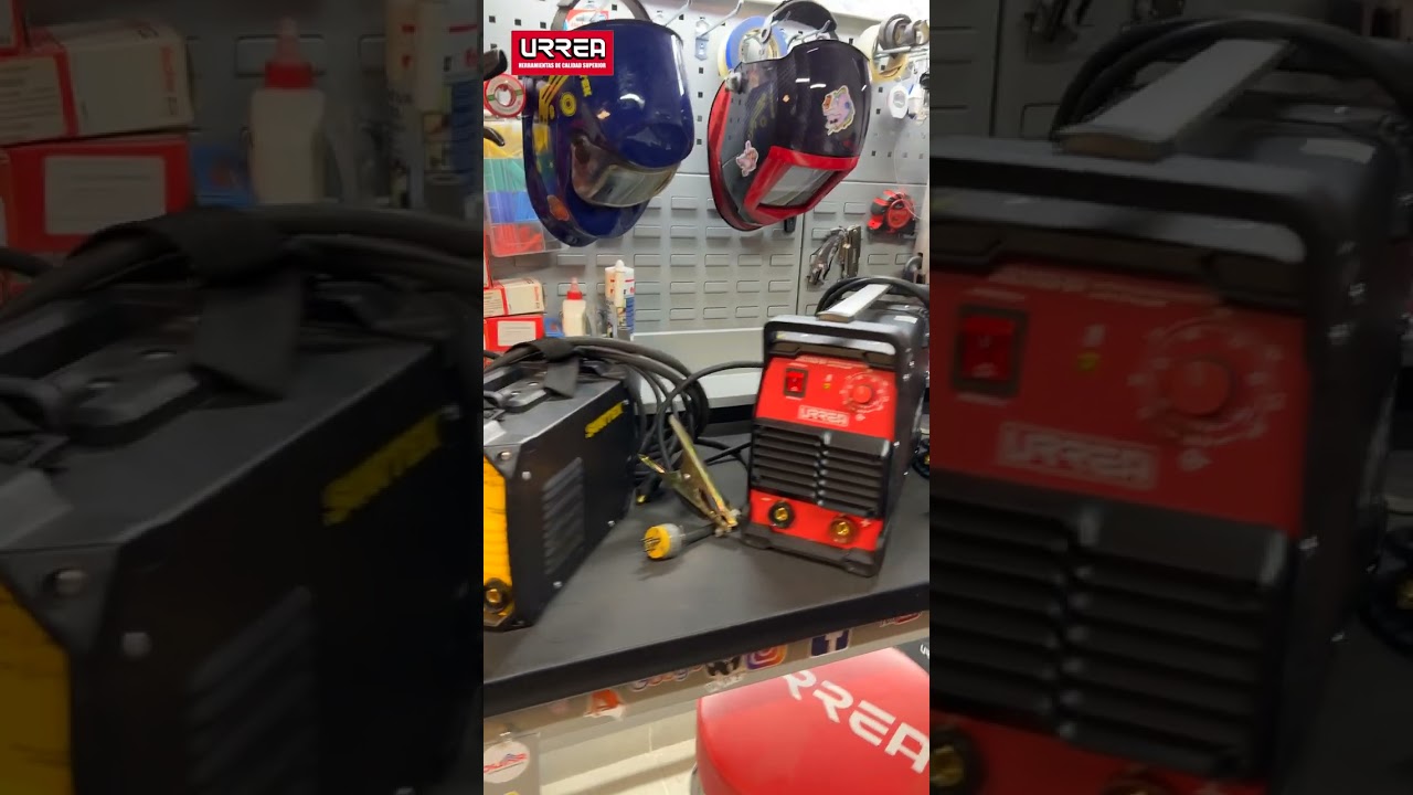 Juego De Soldadora Inverter Con Careta Urrea SKU:JSIC2