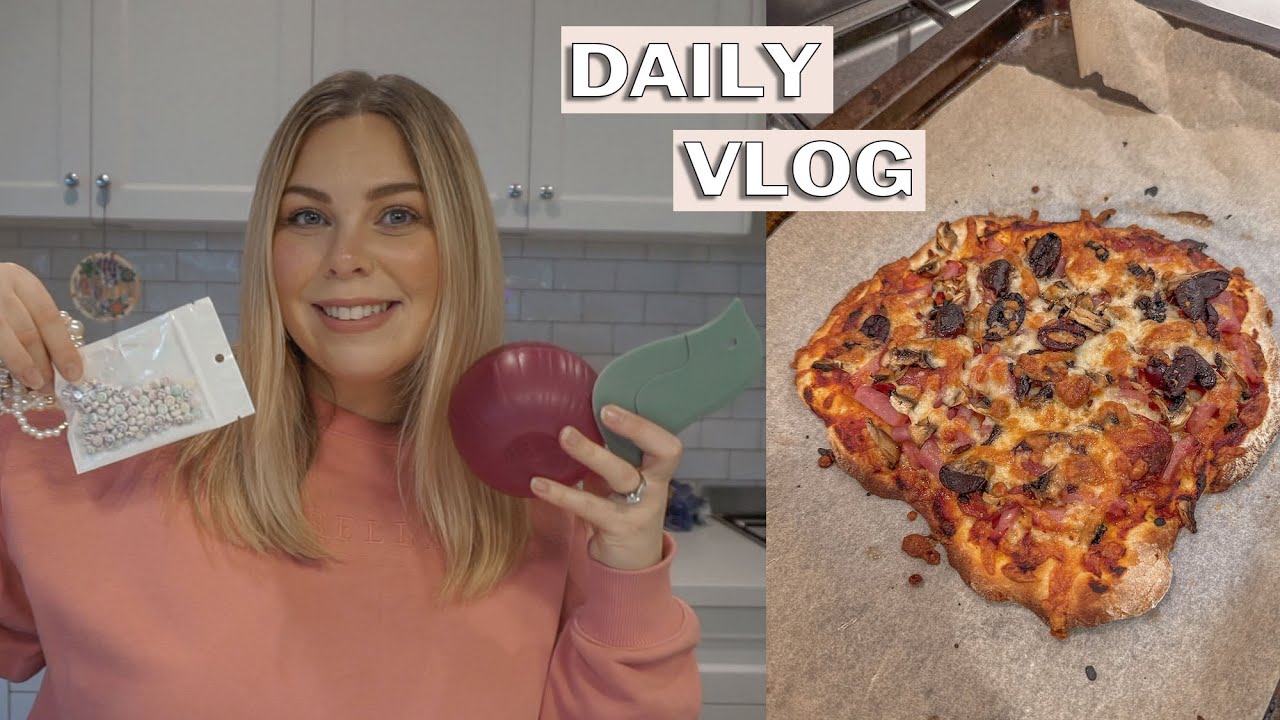 Daily Vlog - TEMU Haul, making pizzas & soup!