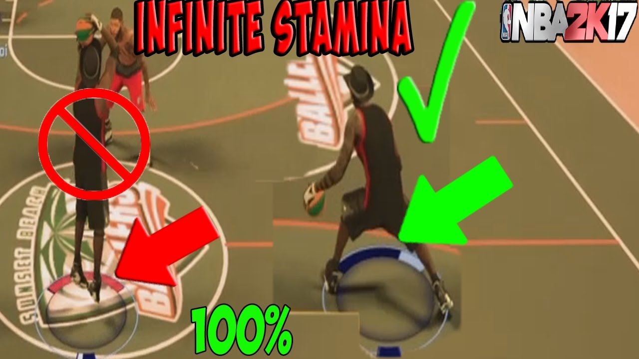 NBA 2K17 NEW SECRET TO NEVER RUN OUT OF STAMINA AGAIN!! • DRIBBLE OUT THE WHOLE SHOT CLOCK WITH THIS
