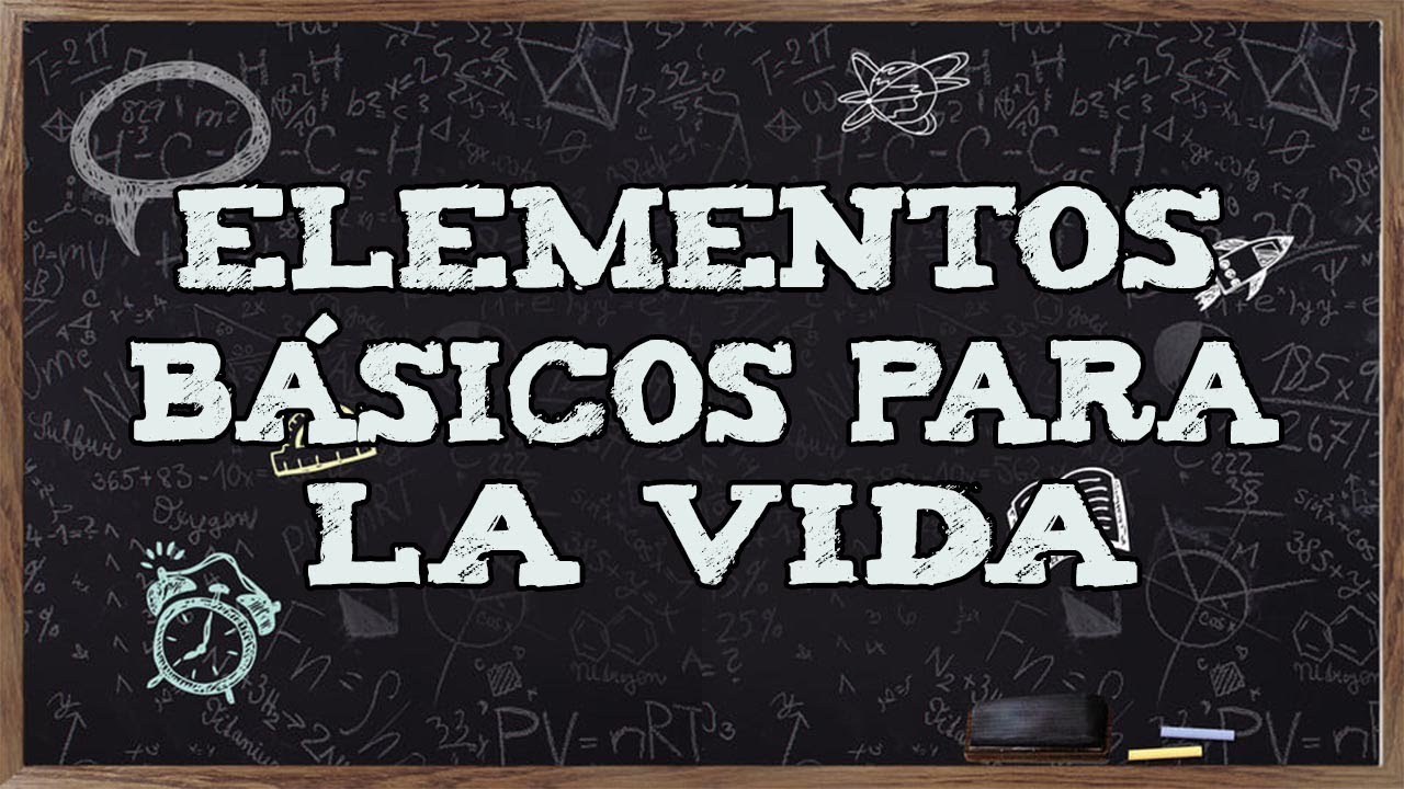 ELEMENTOS B&Aacute;SICOS PARA LA VIDA