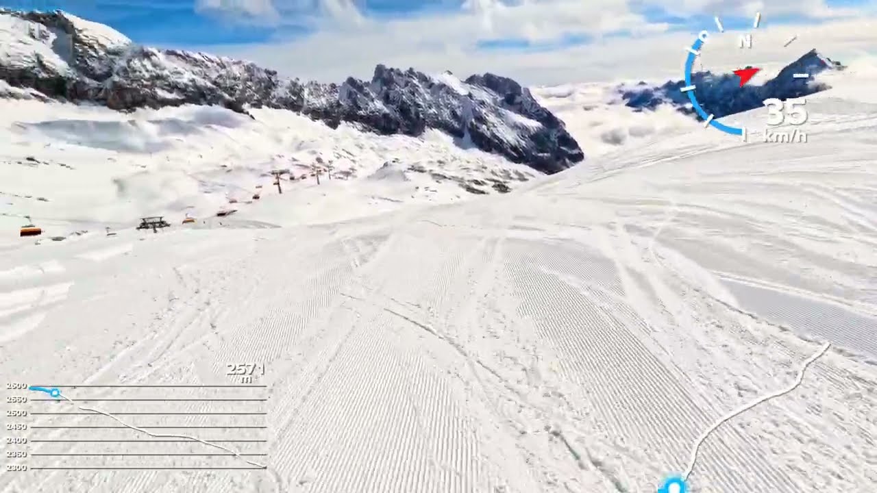Zugspitze - Piste 8 🔵 (26.04.2025)