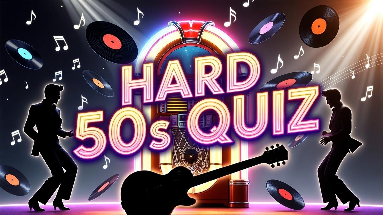 Hard 1950s Music Quiz (Set 3) — Only TRUE Rock ’n’ Roll Fans Can Score 12/12