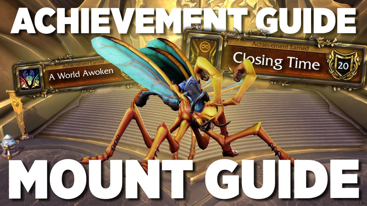 Bestowed Sandskimmer Mount - Closing Time Achievement Guide - Dragonflight Meta Achievement Guide