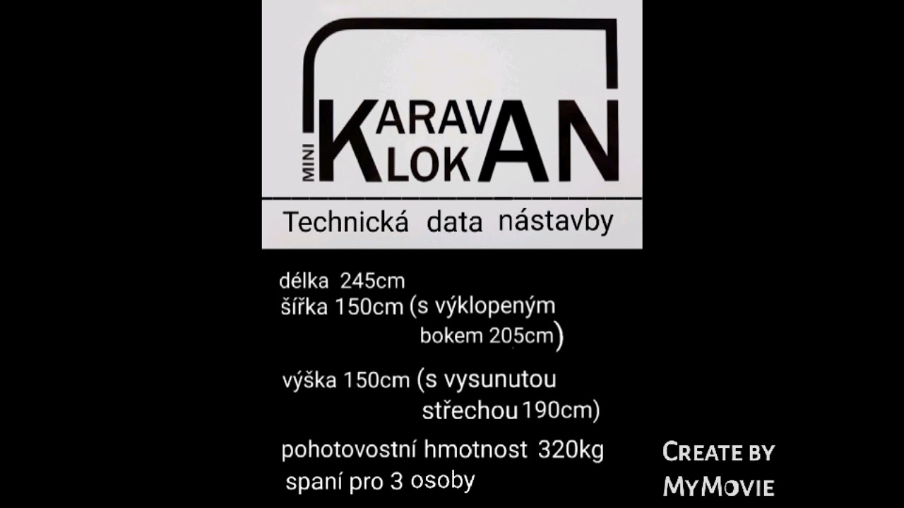 Mini karavan do vozíku